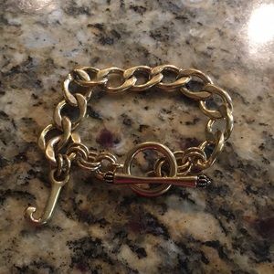 JUICY Couture gold charm bracelet